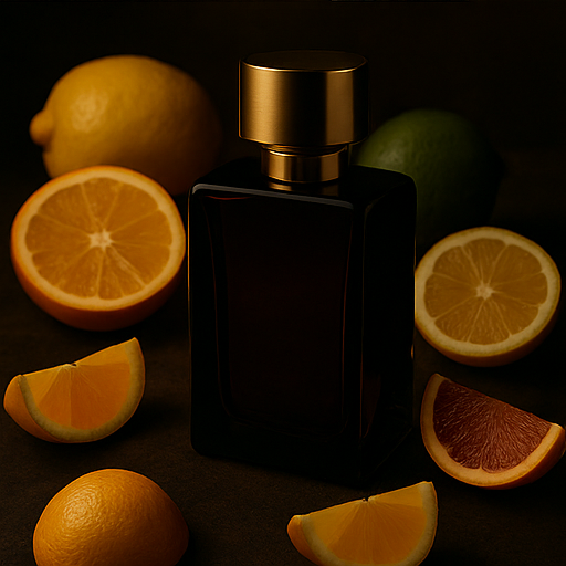 Perfume bottle with spices